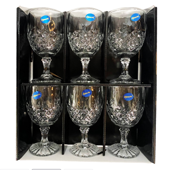 Stevige Cocktail-drinkglazen - Wijnglas - Gin Tonic Glazen- 6 stuks - 30 cl