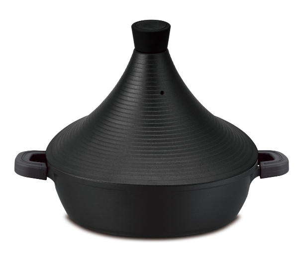Aluminium tajine Marrakesh- Matt Black ook geschikt voor Inductie Ø 28 cm