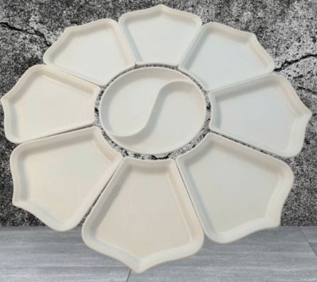 9 delig serveer set melamine