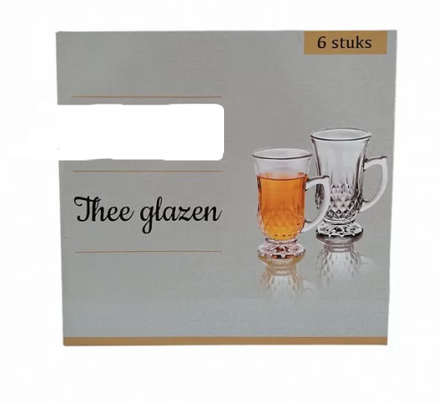 drinkglazen met handvat 160ml (6stuks)