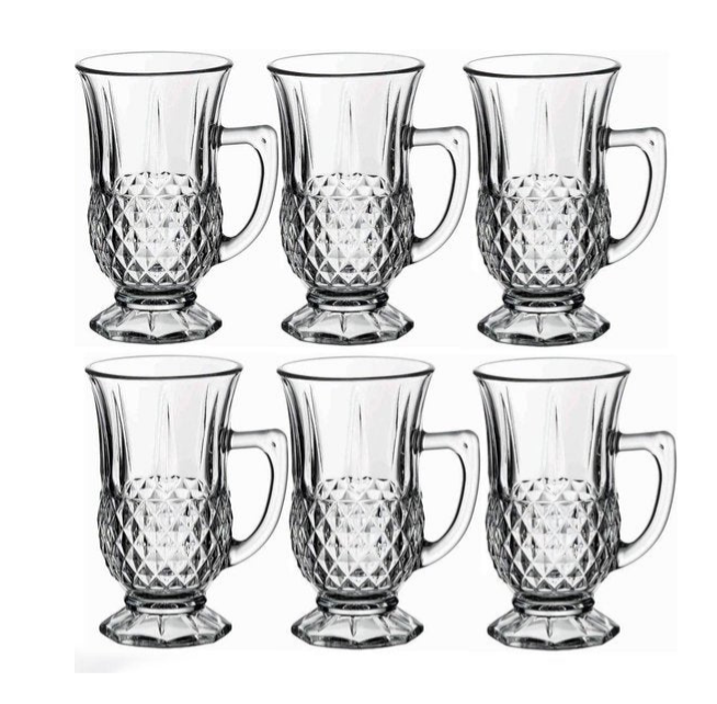 drinkglazen met handvat 160ml (6stuks)