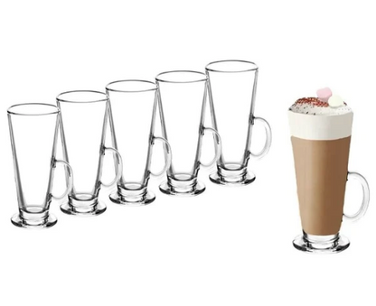 Latte Macchiato Glazen, Irish, Cappuccino glazen (6stuks)