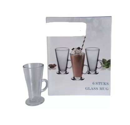 Latte Macchiato Glazen, Irish, Cappuccino glazen (6stuks)